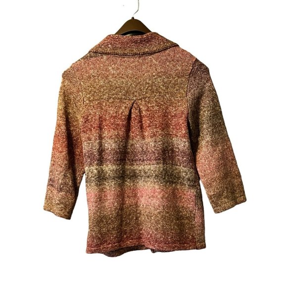 Christopher Banks Sweater Women Size Medium Big Button Cardigan - Picture 2 of 11